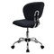 Emma and Oliver Mid-Back Mesh Padded Swivel Task Office Chair with Chrome Base
